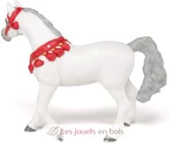 Arabische Pferd Weiß In Der Parade Gekleidet - Papo -Modell Spielzeug Für Kinder papo cheval arabe blanc en tenue de parade poulains et poneys figurine 51568 jouets enfants miniature