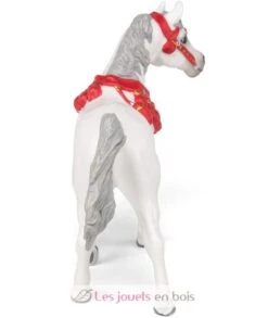 Arabische Pferd Weiß In Der Parade Gekleidet - Papo -Modell Spielzeug Für Kinder papo cheval arabe blanc en tenue de parade poulains et poneys figurine 51568 jouets enfants miniature jeu