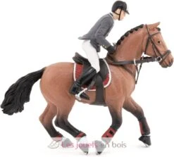 Zeigen Sie Pferd Und Seinen Reiter - Papo 15 Zeigen Sie Pferd Und Seinen Reiter - Papo -Modell Spielzeug Für Kinder papo figurine peinte a la main chevaux poulains et poneys cheval de concours et son cavalier 51561 jeux jouets collection enfant