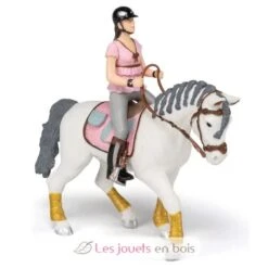 Cavalier Fashion Pink - Papo -Modell Spielzeug Für Kinder papo figurines a collectionner cavaliere fashion cavaliere rose 52006 jeu jouet enfants cheval