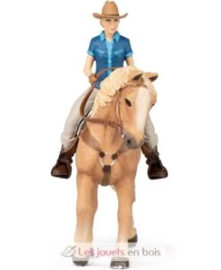 Westpferd Und Sein Westlicher Reiter - Papo 13 Westpferd Und Sein Westlicher Reiter - Papo -Modell Spielzeug Für Kinder papo figurines a collectionner cheval et cavalier cheval western 51566 jeux