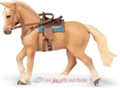 Westpferd Und Sein Westlicher Reiter - Papo 17 Westpferd Und Sein Westlicher Reiter - Papo -Modell Spielzeug Für Kinder papo figurines a collectionner cheval et cavalier cheval western 51566 jeux jouets enfant