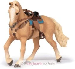 Westpferd Und Sein Westlicher Reiter - Papo 18 Westpferd Und Sein Westlicher Reiter - Papo -Modell Spielzeug Für Kinder papo figurines a collectionner cheval et cavalier cheval western 51566 jeux jouets enfants