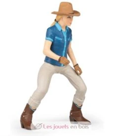 Westpferd Und Sein Westlicher Reiter - Papo 20 Westpferd Und Sein Westlicher Reiter - Papo -Modell Spielzeug Für Kinder papo figurines a collectionner cheval et cavalier cheval western 51566 jeux jouets enfants chevaux imaginer