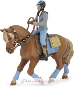 Nachwuchsfahrer - Papo -Modell Spielzeug Für Kinder papo figurines a collectionner jeune cavalier pour enfants 52008 jeu jouets enfant equitation situation