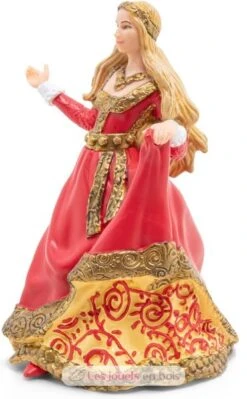 Dame - Papo -Modell Spielzeug Für Kinder papo gente dame les historiques figurine 39119 collection rouge blonde