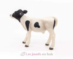 Schwarze Und Weiße Kalb - Papo -Modell Spielzeug Für Kinder papo veau noir et blanc la vie a la ferme animaux figurine 51149 jeu jouet enfants