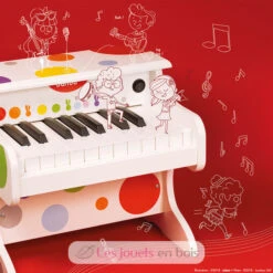 Piano Elektronisch Konfetti - Janod -Modell Spielzeug Für Kinder piano confetti 1