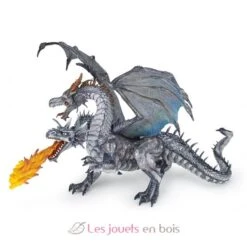 Zweiköpfiger Drache Silber - Papo