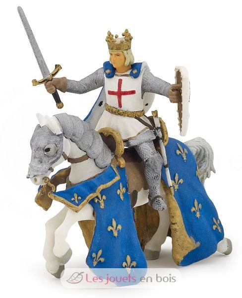 Ludwig Der Heilige Auf Seinem Pferd - Papo 1 Ludwig Der Heilige Auf Seinem Pferd - Papo