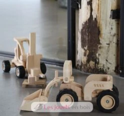 Bulldozer - Limited Edition - Plan Toys 7 Bulldozer - Limited Edition - Plan Toys -Modell Spielzeug Für Kinder pt6123 6124 ambiance