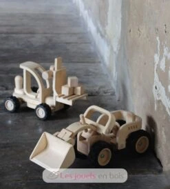 Bulldozer - Limited Edition - Plan Toys 6 Bulldozer - Limited Edition - Plan Toys -Modell Spielzeug Für Kinder pt6123 bulldozer ambiance