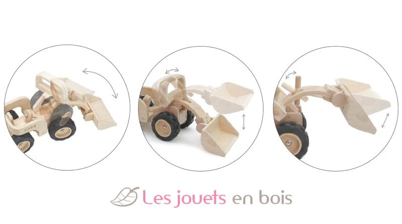 Bulldozer - Limited Edition - Plan Toys 2 Bulldozer - Limited Edition - Plan Toys – Bild 2