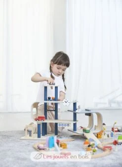 Hauptbahnhof - Plan Toys -Modell Spielzeug Für Kinder pt6291 ma grande gare jouets bois circuit