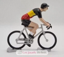 Radfahrer Figur R Trikot Des Belgischen Meisters - Fonderie Roger
