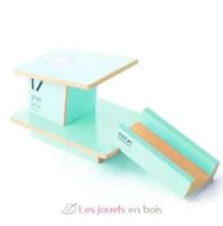 Beach Tower Teal Santa Monica - Candylab Toys -Modell Spielzeug Für Kinder stc lfg1 candylab beach tower teal santa monica