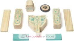 Magnetische Holzblöcke Magbot - Tegu -Modell Spielzeug Für Kinder tegu jeu de construction ensemble futur magbot blocs de bois magnetiques 9 pieces jeu jouet