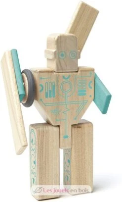 Magnetische Holzblöcke Magbot - Tegu -Modell Spielzeug Für Kinder tegu jeu de construction ensemble futur magbot blocs de bois magnetiques 9 pieces jeu jouet bois enfants