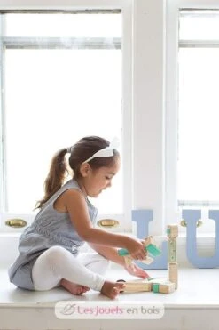 Magnetische Holzblöcke Magbot - Tegu -Modell Spielzeug Für Kinder tegu jeu de construction ensemble futur magbot blocs de bois magnetiques 9 pieces jeu jouets bois enfants construire imaginer concevoir 3