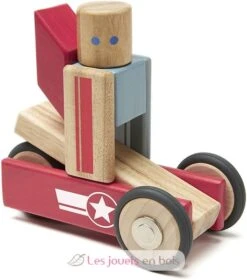 Magnetische Holzblöcke Dardevil - Tegu -Modell Spielzeug Für Kinder tegu jeu de construction equipe de cascadeurs daredevil blocs de bois magnetiques jouets bois jeu