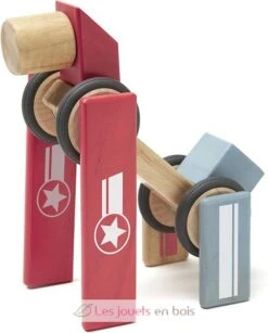 Magnetische Holzblöcke Dardevil - Tegu -Modell Spielzeug Für Kinder tegu jeu de construction equipe de cascadeurs daredevil blocs de bois magnetiques jouets bois jeux aimants