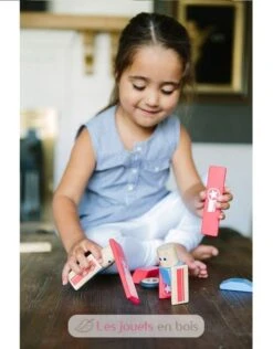 Magnetische Holzblöcke Dardevil - Tegu -Modell Spielzeug Für Kinder tegu jeu de construction equipe de cascadeurs daredevil blocs de bois magnetiques jouets bois jeux aimants construire concevoir enfants imaginer rever 2