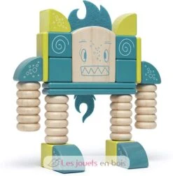 Sticky Monsters Beans And Tumtum - Tegu -Modell Spielzeug Für Kinder tegu jeu de construction sticky monsters beans tumtum blocs de bois magnetiques 30 pieces jeux jouets