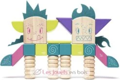 Sticky Monsters Beans And Tumtum - Tegu -Modell Spielzeug Für Kinder tegu jeu de construction sticky monsters beans tumtum blocs de bois magnetiques 30 pieces jeux jouets aimants enfant