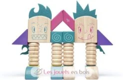 Sticky Monsters Beans And Tumtum - Tegu -Modell Spielzeug Für Kinder tegu jeu de construction sticky monsters beans tumtum blocs de bois magnetiques 30 pieces jeux jouets aimants enfants construire