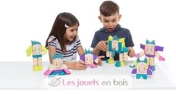 Sticky Monsters Beans And Tumtum - Tegu -Modell Spielzeug Für Kinder tegu jeu de construction sticky monsters beans tumtum blocs de bois magnetiques 30 pieces jeux jouets aimants enfants construire imaginer concevoir bo 1