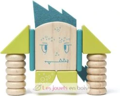 Sticky Monsters Zip Zap - Tegu -Modell Spielzeug Für Kinder tegu jeu de construction sticky monsters zip zap blocs de bois magnetiques 12 pieces jouets bois enfants jeux