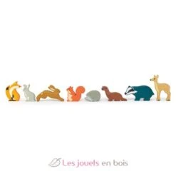 Waldtiere Aus Holz - Tender Leaf Toys 7 Waldtiere Aus Holz - Tender Leaf Toys -Modell Spielzeug Für Kinder tl8470 tender leaf toys figurines bois animaux foret 2