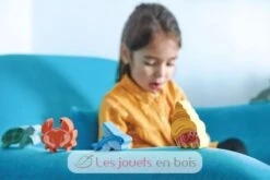 Set Mit Meerestieren Aus Holz - Tender Leaf Toys -Modell Spielzeug Für Kinder tl8479 tender leaf toys figurines bois animaux marins 2