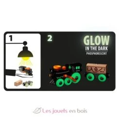 Geisterzug Glow In The Dark - Brio -Modell Spielzeug Für Kinder train fantome 33986 circuit