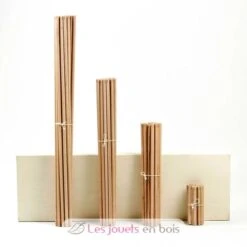 Trigonos Family Bio - Trigonos -Modell Spielzeug Für Kinder trigonos family bio jeu de construction en bois et tissu coton bio 5