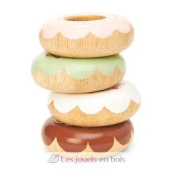 Donuts - Le Toy Van 10 Donuts - Le Toy Van -Modell Spielzeug Für Kinder tv332 le toy van donuts gateaux en bois patisseries 3