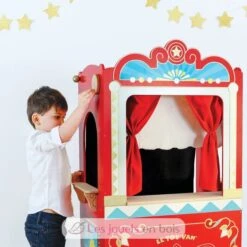 Marionettentheater - Le Toy Van -Modell Spielzeug Für Kinder tv333 le toy van theatre de marionnettes 3