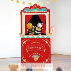Marionettentheater - Le Toy Van -Modell Spielzeug Für Kinder tv333 le toy van theatre de marionnettes 4