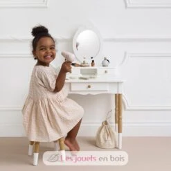 Schminktisch Mit Hocker - Le Toy Van -Modell Spielzeug Für Kinder tv607 vanity table childrens wooden furniture bois enfant jouet