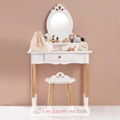Schminktisch Mit Hocker - Le Toy Van -Modell Spielzeug Für Kinder tv607 vanity table childrens wooden furniture bois enfant jouet imitation