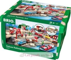 Deluxe Bahn Set BRIO - Brio -Modell Spielzeug Für Kinder univers brio world 33052 circuit chemin de fer deluxe coffret 87 pieces circuit de train bois 2 niveaux jouet