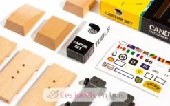 DIY Castor Set Candylab - Candylab Toys -Modell Spielzeug Für Kinder voiture en bois candylab a construire castor set 2