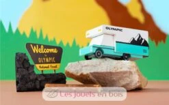 Olympic Camper Holzauto - Candylab Toys -Modell Spielzeug Für Kinder voiture olymic camper candylab 6