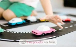 Pink Sedan - Candylab Toys -Modell Spielzeug Für Kinder voiture pink sedan candylab 4