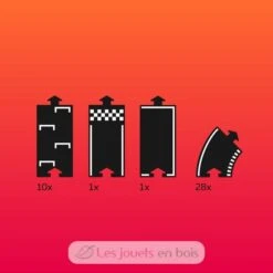 Rennstrecke Zandvoort - Waytoplay -Modell Spielzeug Für Kinder waytoplay toys circuit zandvoort circuit voiture de course enfant 3